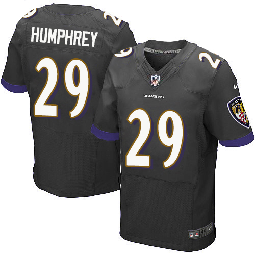 Nike Ravens #29 Marlon Humphrey Black Alternate Men's Stitched NFL New Elite Jersey